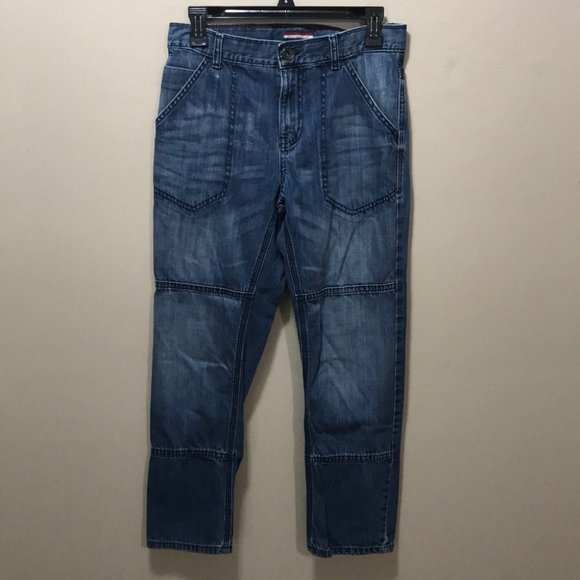 {Tommy Hilfiger} Vintage Patchwork Jeans - Picture 2 of 8